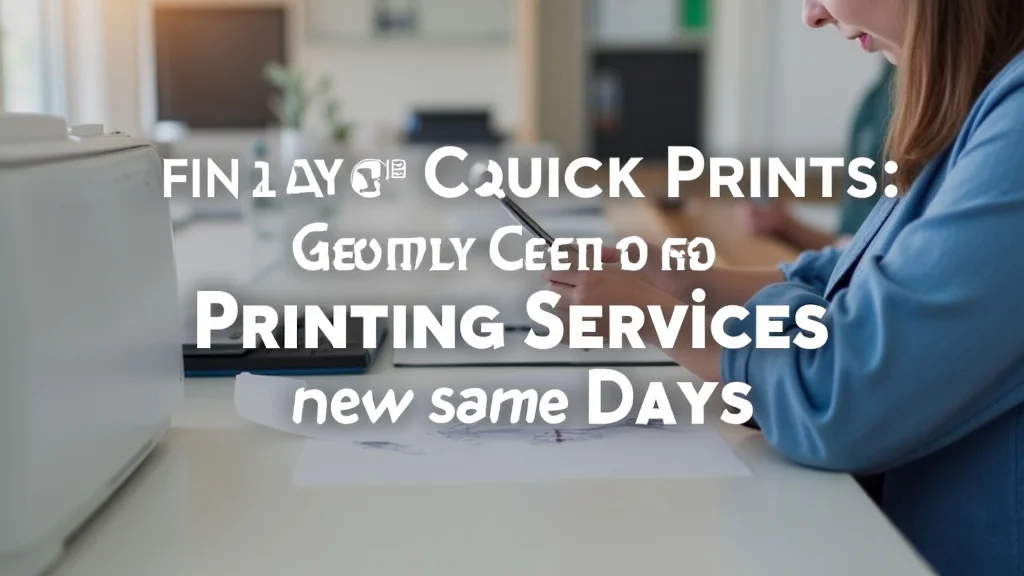 Finding Quick Prints: Your Guide to Printing Services Near Me Same Day