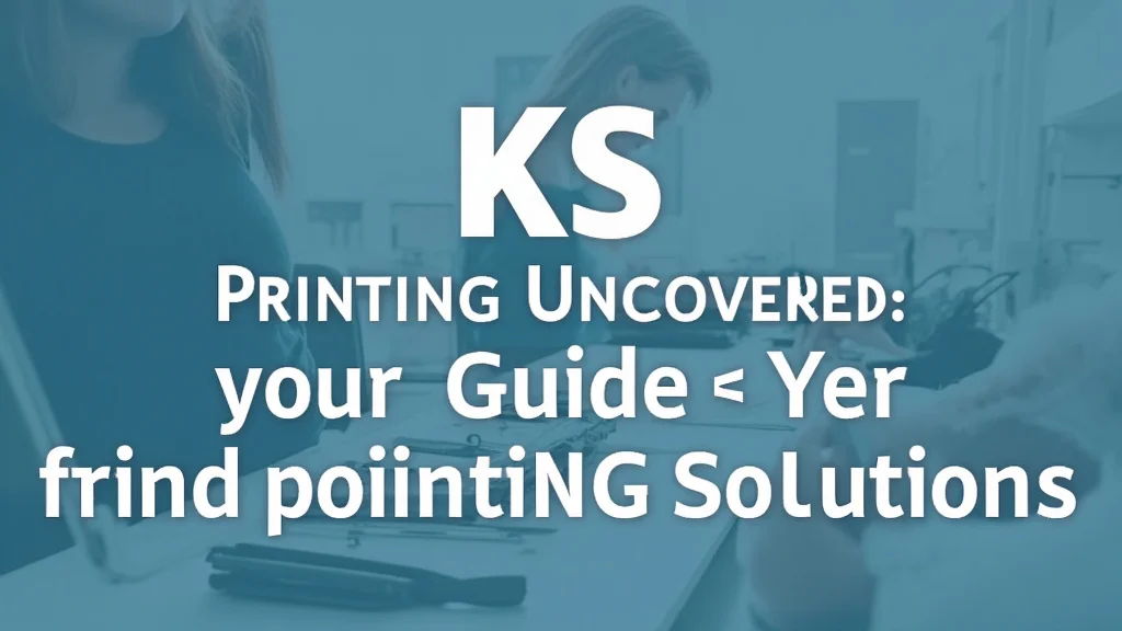 KS Printing Uncovered: Your Guide to Printing Solutions