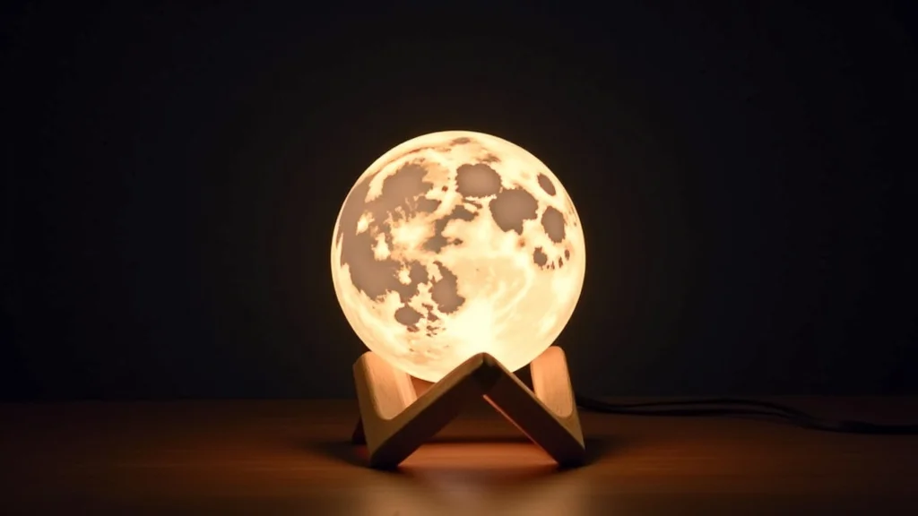 Printing a Moon Lamp Gift: A Guide to Creating Celestial Art