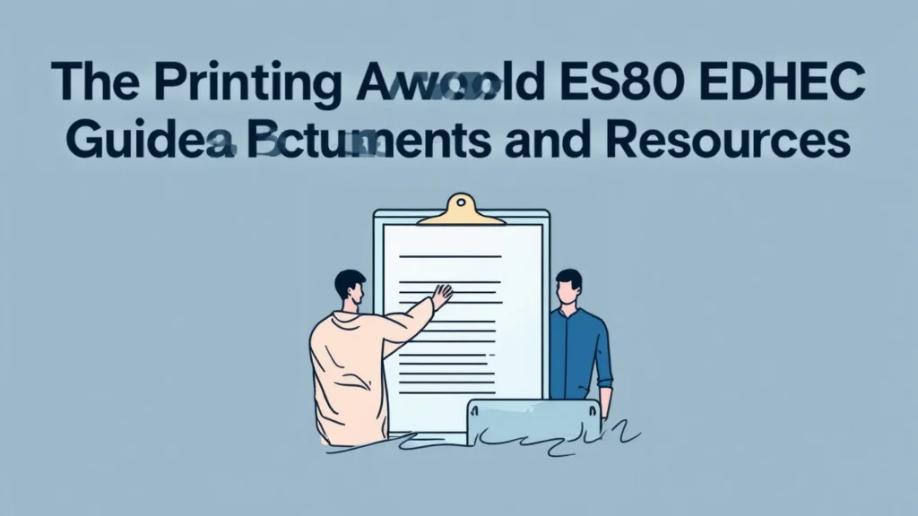 Printing EDHEC: A Guide to Documents and Resources