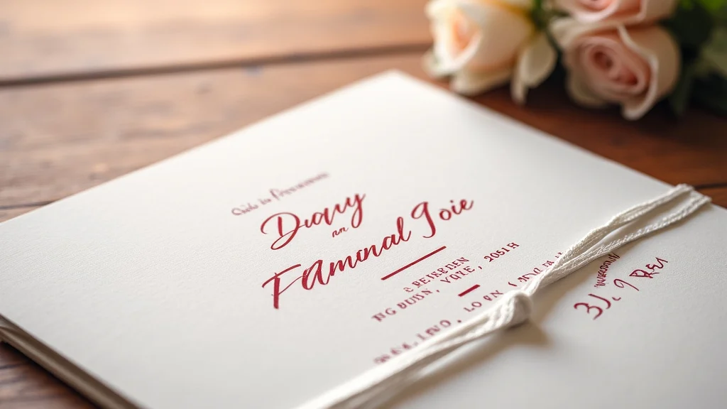 Printing Wedding Invitations: A Guide for Your Special Day
